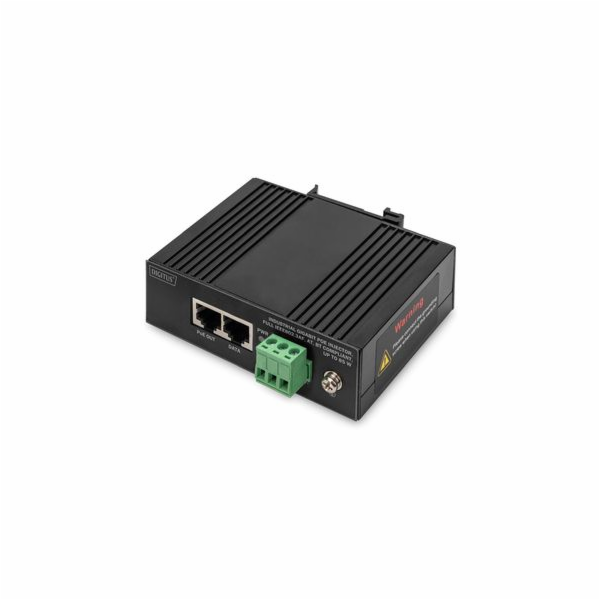 DIGITUS Industrial Gigabit PoE Injector FullIEEE802.3af,a...
