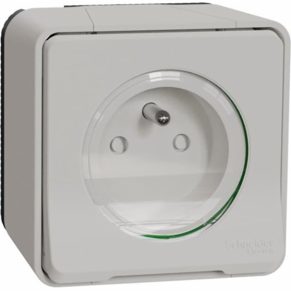 Schneider Electric Mureva Style Socket 2P+PE White Wall39030