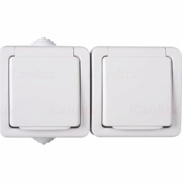 Tekno Double Hermetic Nest s kontaktní ochranou 16a 250V ...