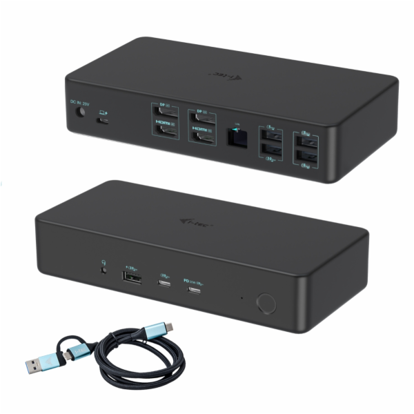 i-tec USB 3.0/USB-C/Thunderbolt 3 Professional Dual 4K Di...