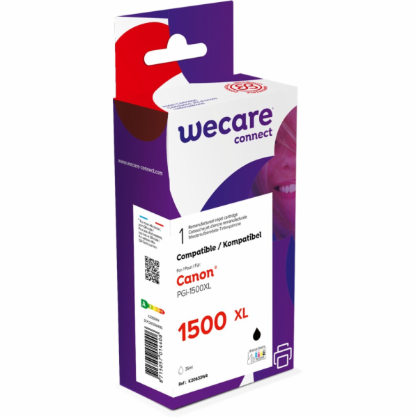 WECARE ARMOR ink pro CANON PGi-1500XLB,černá/black