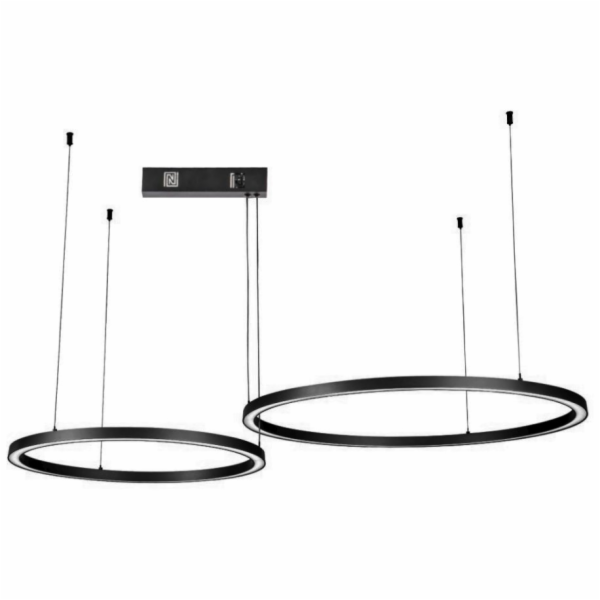 IMMAX NEO FINO NEW SMART závěsné svítidlo 2 kruhy, 60+80c...