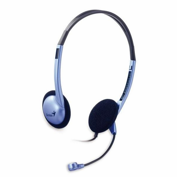 GENIUS sluchátka s mikrofonem HS-02B, 3.5mm jack