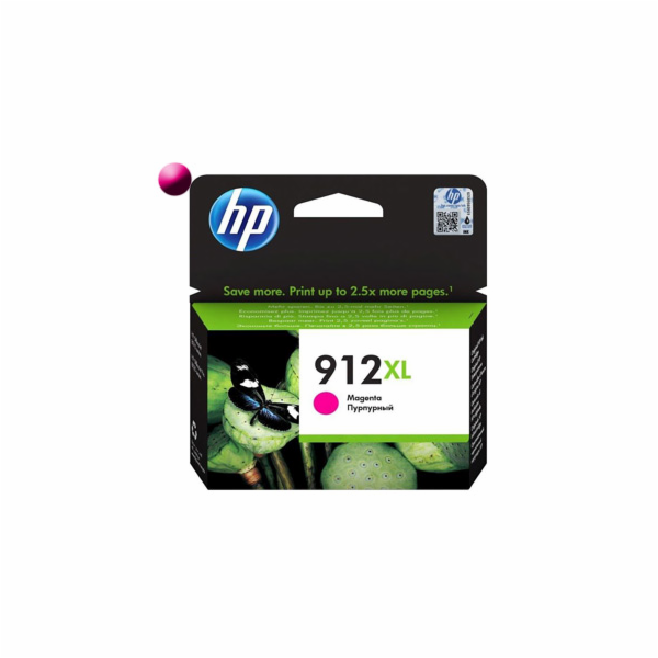 HP 912XL High Yield Magenta Original Ink Cartridge (825 p...