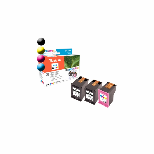 PEACH kompatibilní cartridge HP No 652 MultiPack Plus, 2 ...