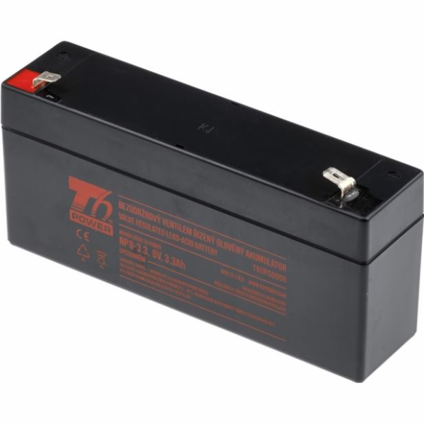 Akumulátor T6 Power NP6-3.3, 6V, 3,3Ah