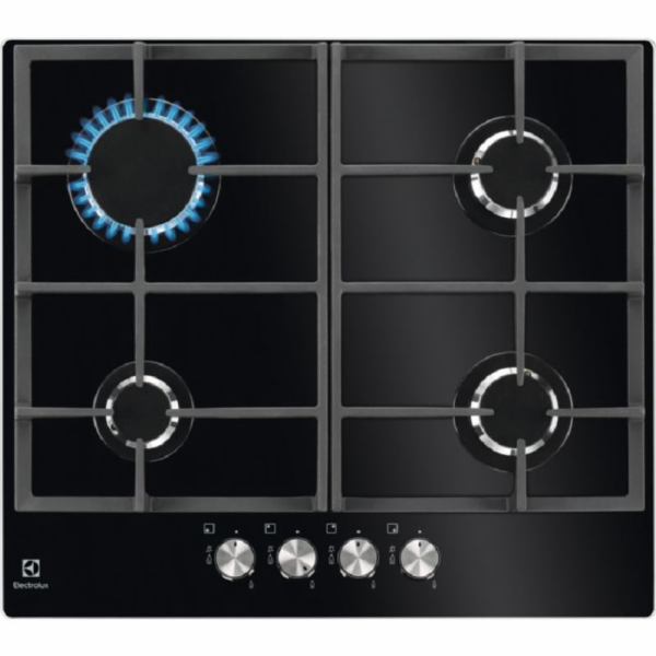 Electrolux KGG6426K Černá Vestavěné 56 cm Plynový 4 zóna/zón