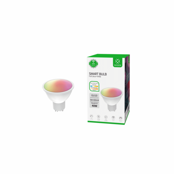 Woox SMART RGBW LED ŽÁROVKA 5W GU10 400LM