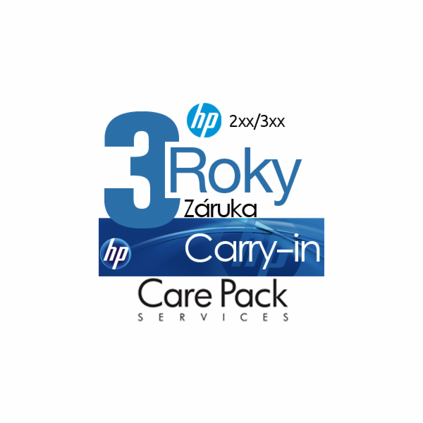 HP Rozšírenie záruky na 3 roky Carry-in HP 2xx/3xx