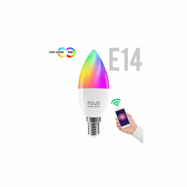 NOUS P4, SMART Žiarovka, E14, 4,5W, 380 lm