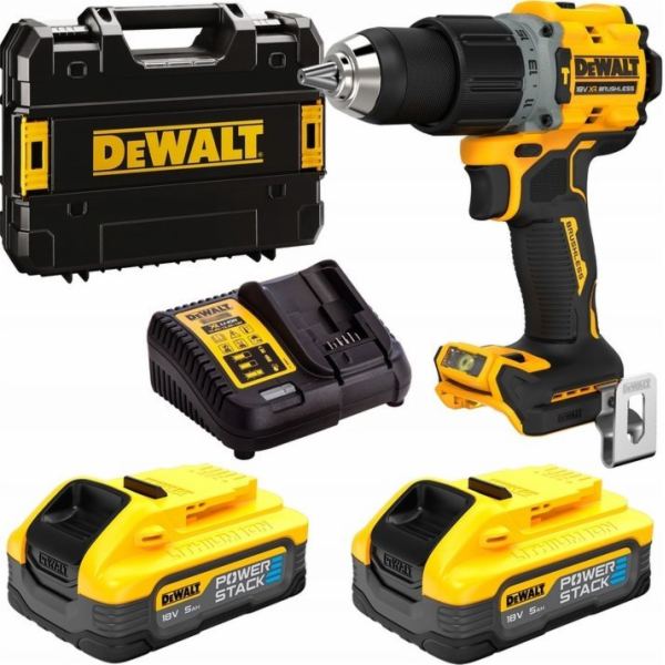 Vrtací šroubovák Dewalt DCD805H2T 18 V 2 x 5 Ah baterie