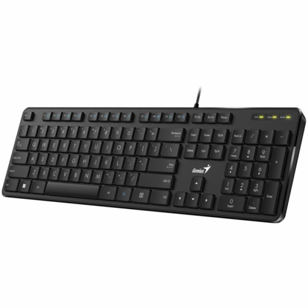 GENIUS klávesnice Slimstar M200/ Drátová/ USB/ černá/ CZ+...