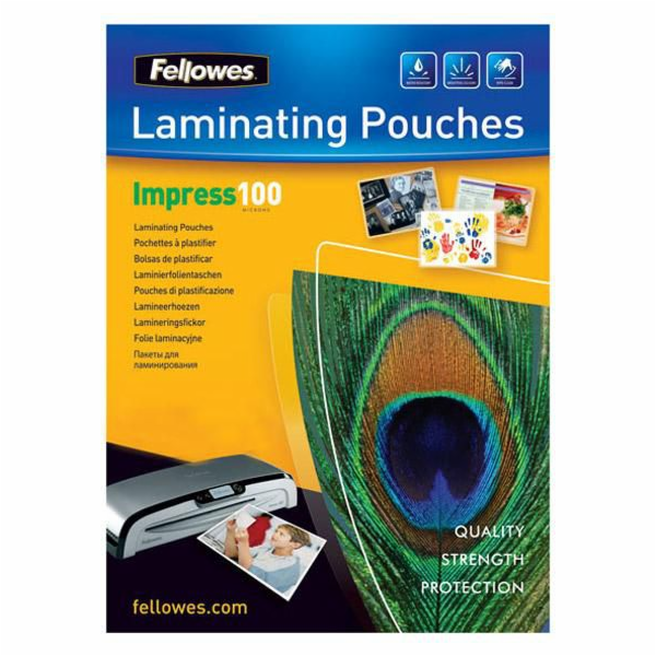 Fellowes Lamin. folie A3  100 mic leskly - 100 kusu