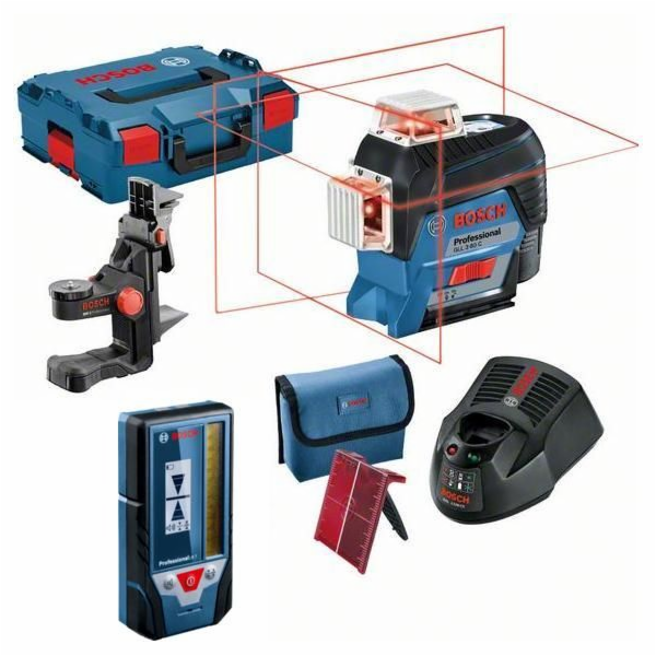 Linienlaser GLL 3-80 C Professional, Laser-Empfänger LR 7...