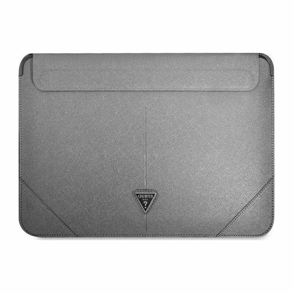 Guess Saffiano Triangle Metal Logo Computer Sleeve 16" Si...