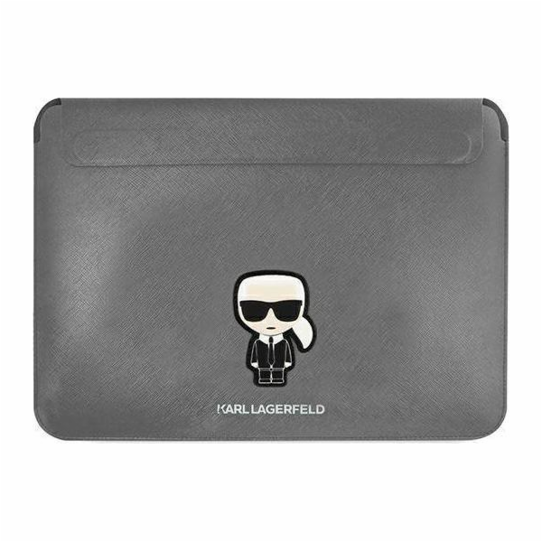Karl Lagerfeld Saffiano Ikonik Computer pouzdro 16" Silve...