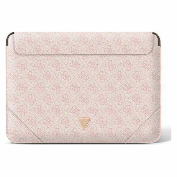 Guess 4G Triangle Logo Computer Sleeve 13/14" Pink Noste ...