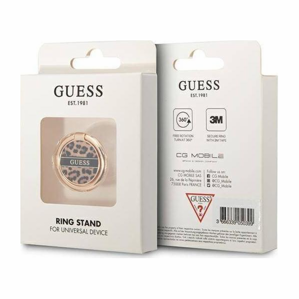 Guess Ring stand Brown Praktické držadlo ve tvaru prstenc...