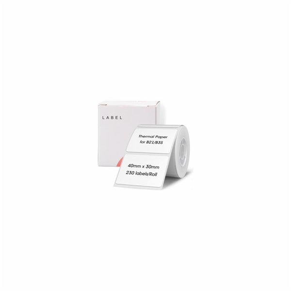Niimbot štítky R 40x30mm 230ks White pro B21, B21S, B3S, B1