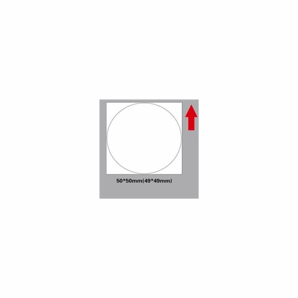 Niimbot štítky R 50x50mm 150ks Round pro B21, B21S, B3S, B1