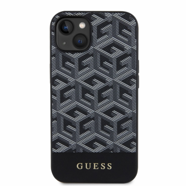 Guess PU G Cube MagSafe Kompatibilní Zadní Kryt pro iPhon...