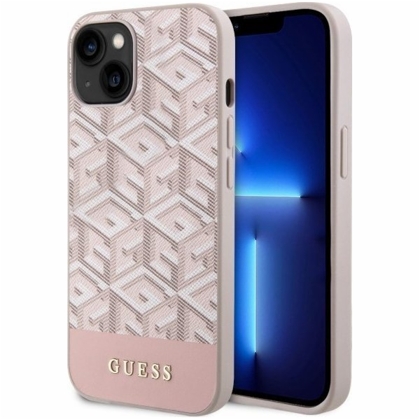 Guess PU G Cube MagSafe Kompatibilní Zadní Kryt pro iPhon...