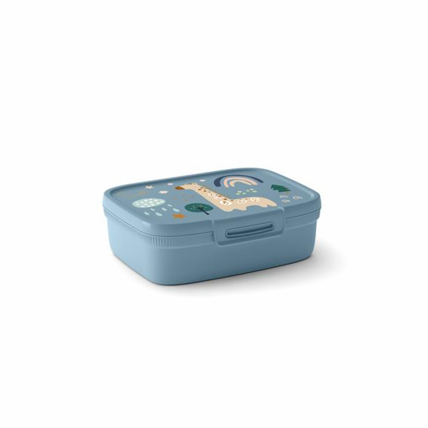 Dóza Curver Snap Box 1,8 l wild life s přepážkou modrá