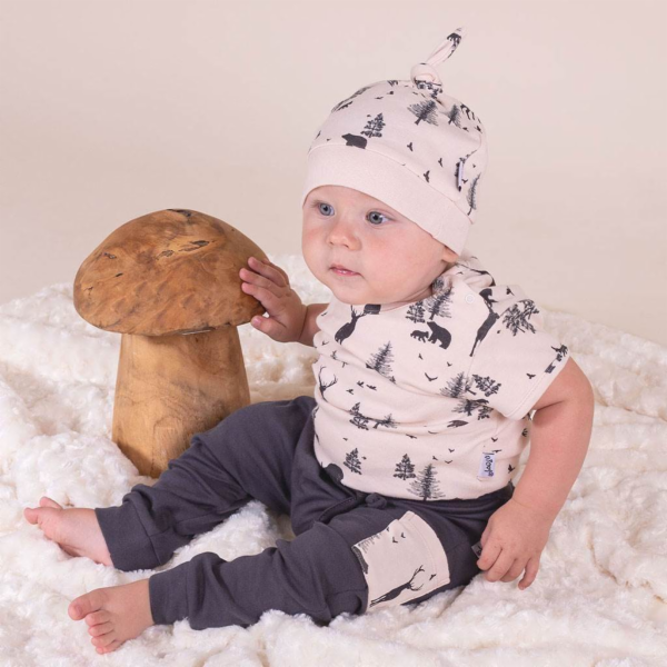 Kojenecká bavlněná čepička Nicol Bambi Vel.68 (4-6m)