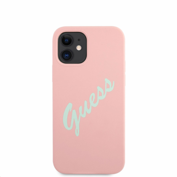 Guess Silicone Vintage Green Script Zadní Kryt pro iPhone...