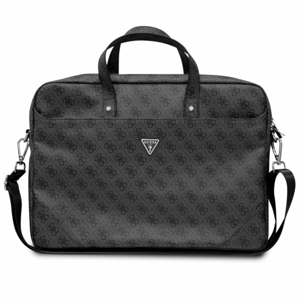 Guess 4G PU Triangle Logo Computer Bag 15/16" Black Luxus...