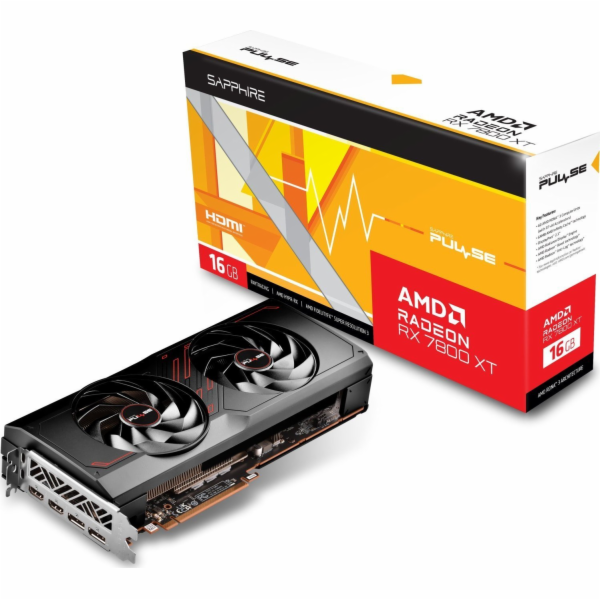 Sapphire Radeon RX 7800 XT PULSE GAMING 16GB GDDR6 11330-...