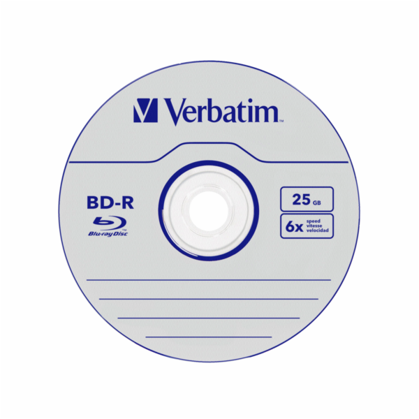VERBATIM BD-R SL DataLife 25GB, 6x, jewel case 5ks