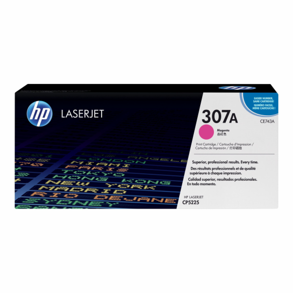 Toner purpurový 307A (CE743A)
