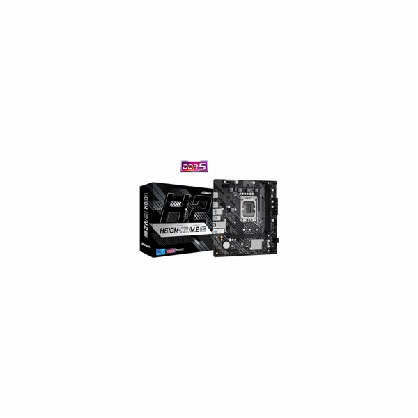 ASRock H610M-H2/M.2 D5 / LGA1700 / Intel H610 / 2x DDR5 /...