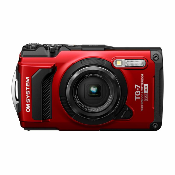Digitální fotoaparát OM SYSTEM TG-7 red