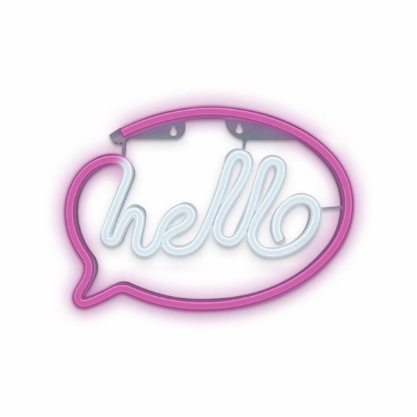 Forever dekorativní LED neon Hello