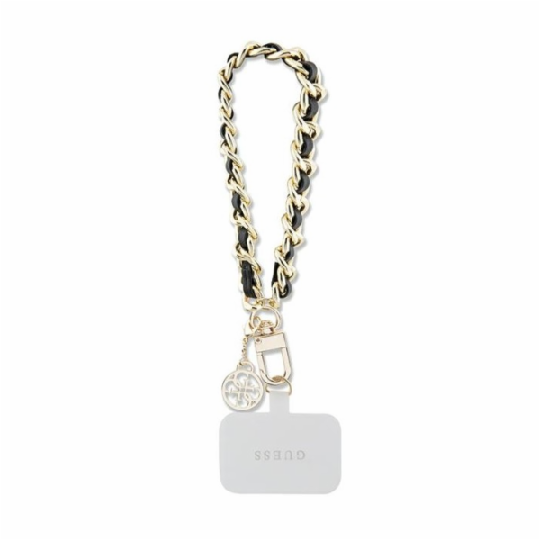 Guess Přívěsek 4G Saffiano Charm Black Universal Hand Str...