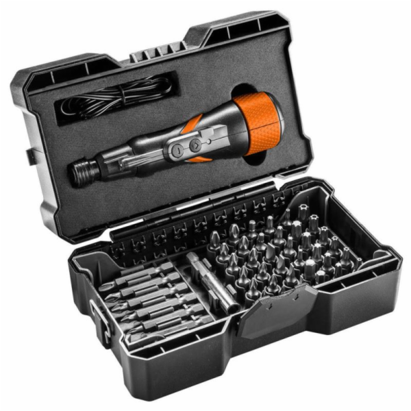 NEO TOOLS 04-200, Sada bitů + šroub, 25 mm, 44 ks