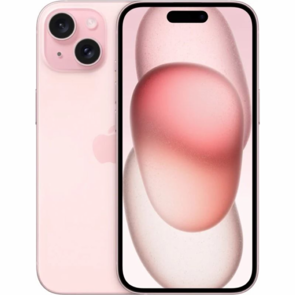 Mobilní telefon Apple iPhone 15 256GB růžová