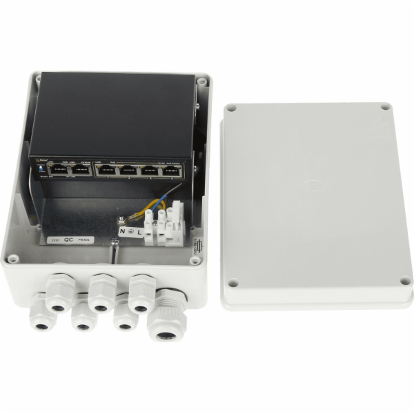 Switch PoE PULSAR S64H (6x 10/100Mbps)