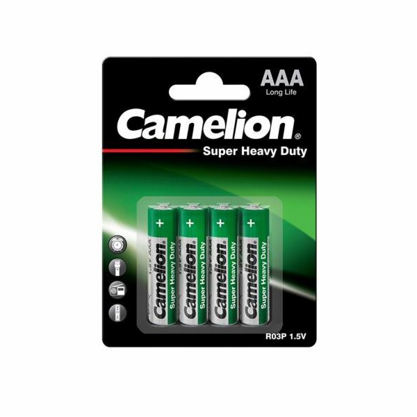 CAMELION Batérie SUPER HD zink-chlorid AAA 4ks R03