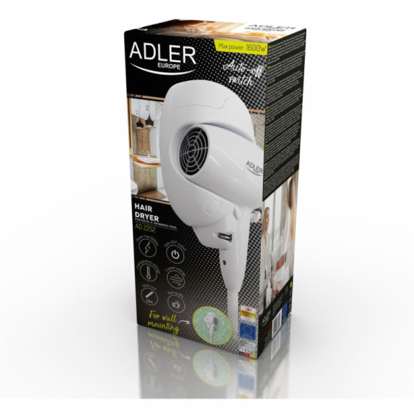 ADLER AD 2252, vysoušeč vlasů 1600W