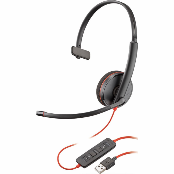 PLANTRONICS Slúchadlá s mikrofónom C3210 USB-A