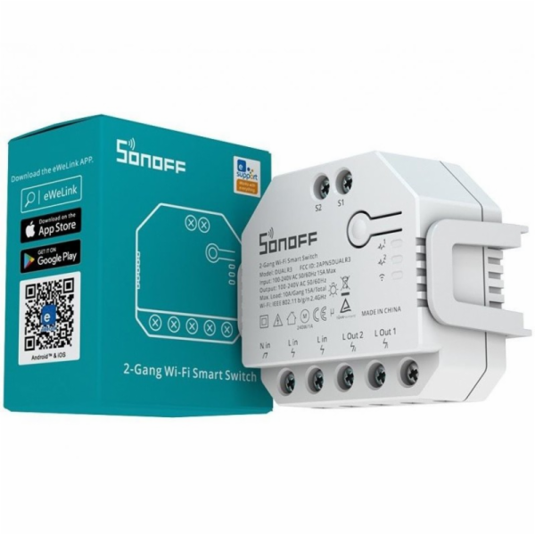 Smart switch WiFi Sonoff Dual R3
