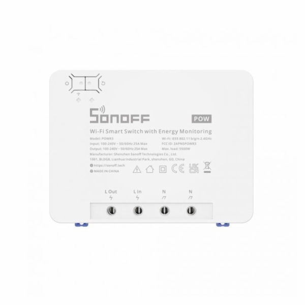 Chytrý vypínač WiFi s monitorováním spotřeby energie Sono...