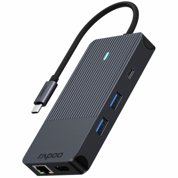 Rapoo USB-C Multiport Adapter 10-in-1, grey