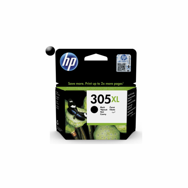 HP Ink Cartridge 305XL/High Yield Black/240 stran - blistr
