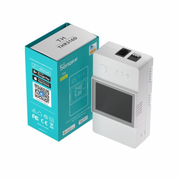 Chytrý WiFi spínač pro monitorování teploty a vlhkosti So...