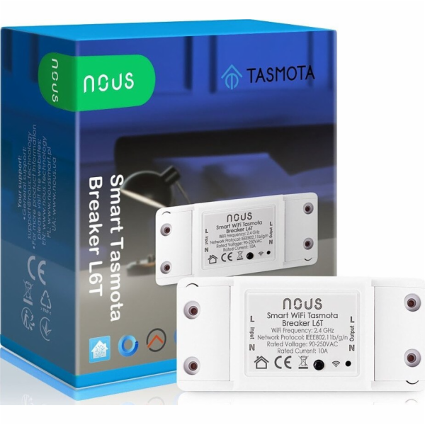 NOUS L6T, Tasmota SMART Breaker, přepínač