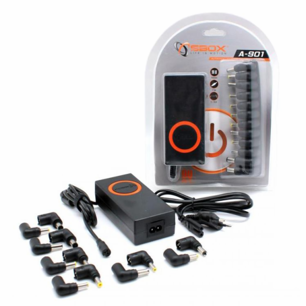SBOX A-901 UNI Adaptér pro notebooky 90W